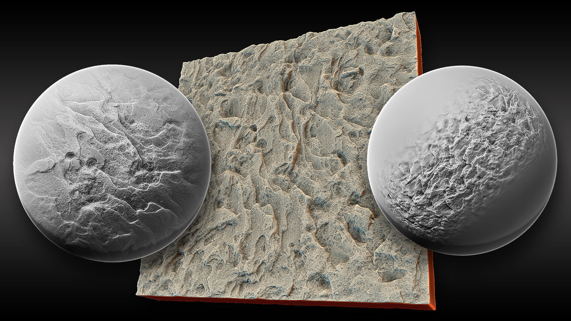 Ultra HQ Terrain Seamless Sculpt Zbrush brushes and Alphas Vol7 3D model_35