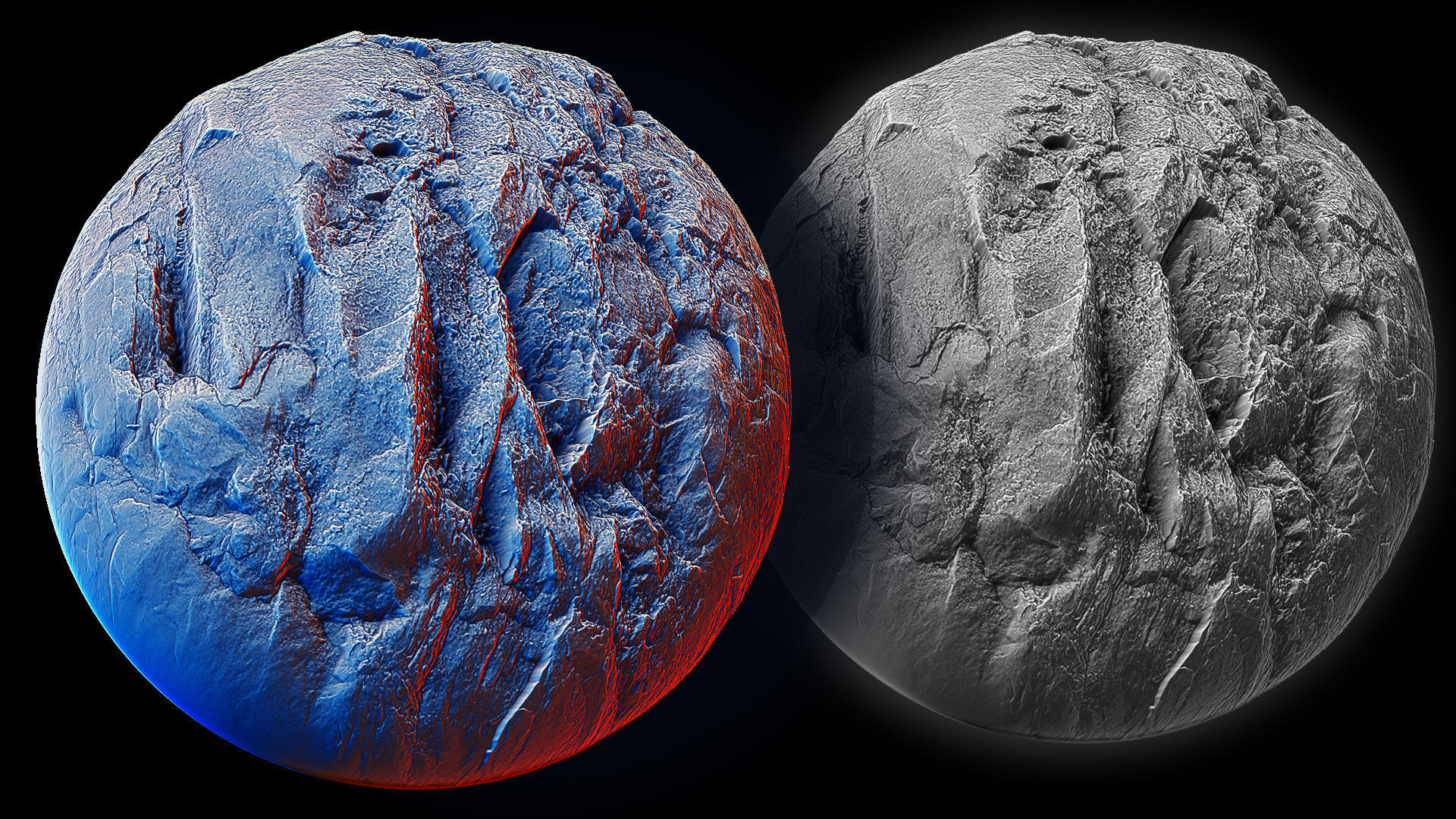 Ultra HQ Terrain Seamless Sculpt Zbrush brushes and Alphas Vol7 3D model_8
