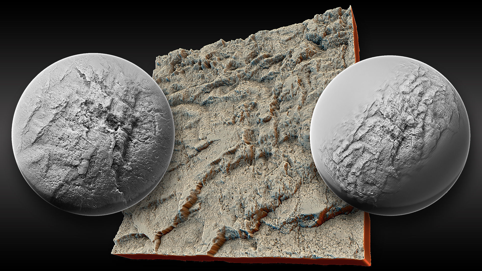 Ultra HQ Terrain Seamless Sculpt Zbrush brushes and Alphas Vol7 3D model_39