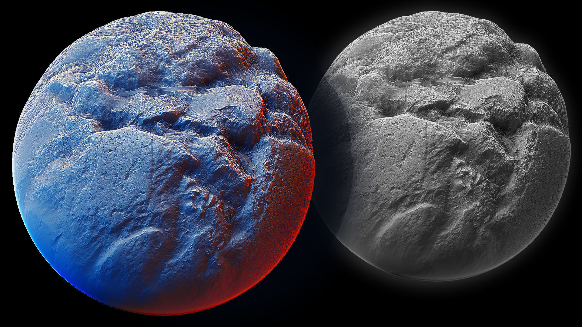 Ultra HQ Terrain Seamless Sculpt Zbrush brushes and Alphas Vol7 3D model_7