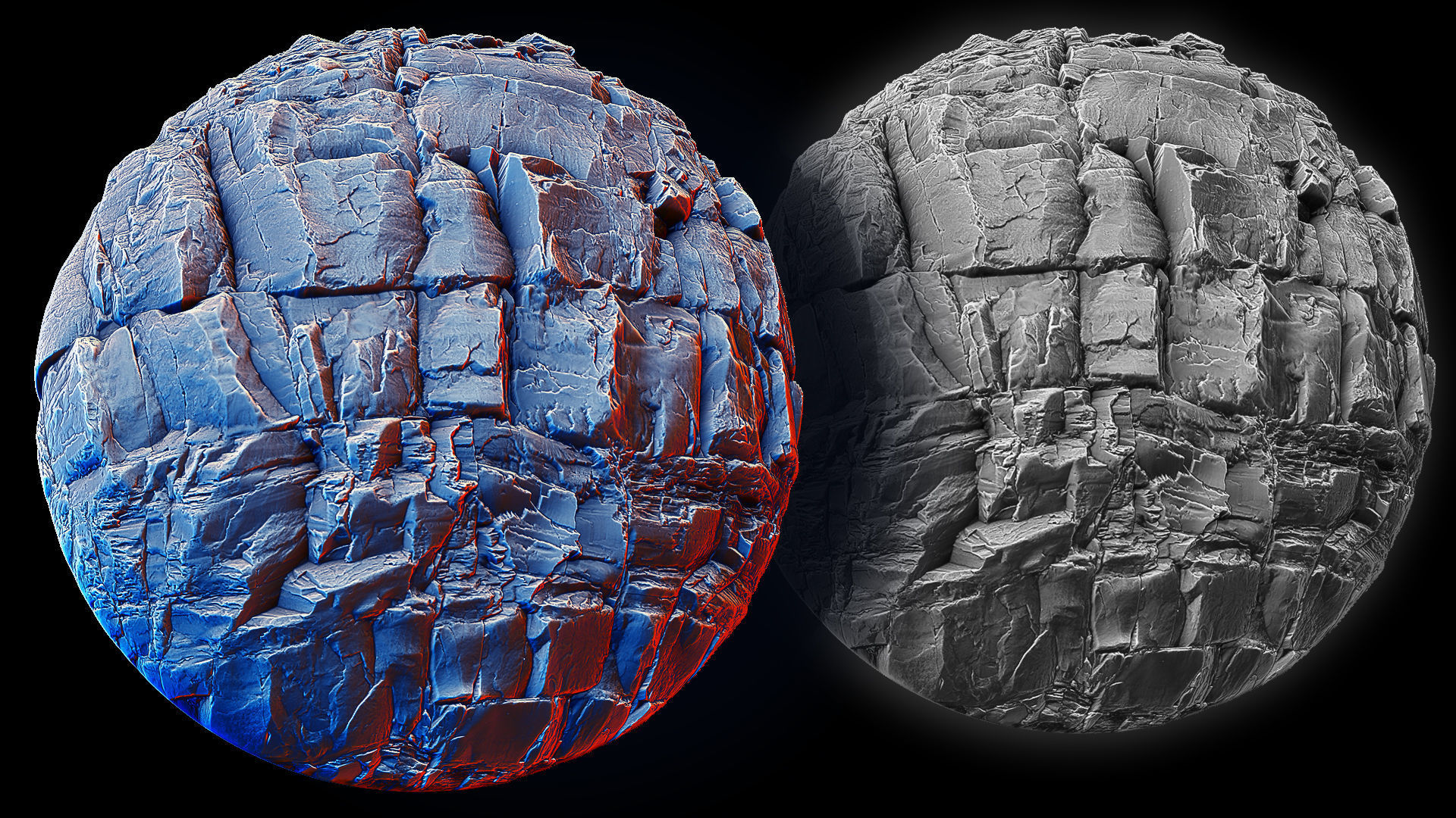 Ultra HQ Terrain Seamless Sculpt Zbrush brushes and Alphas Vol7 3D model_29