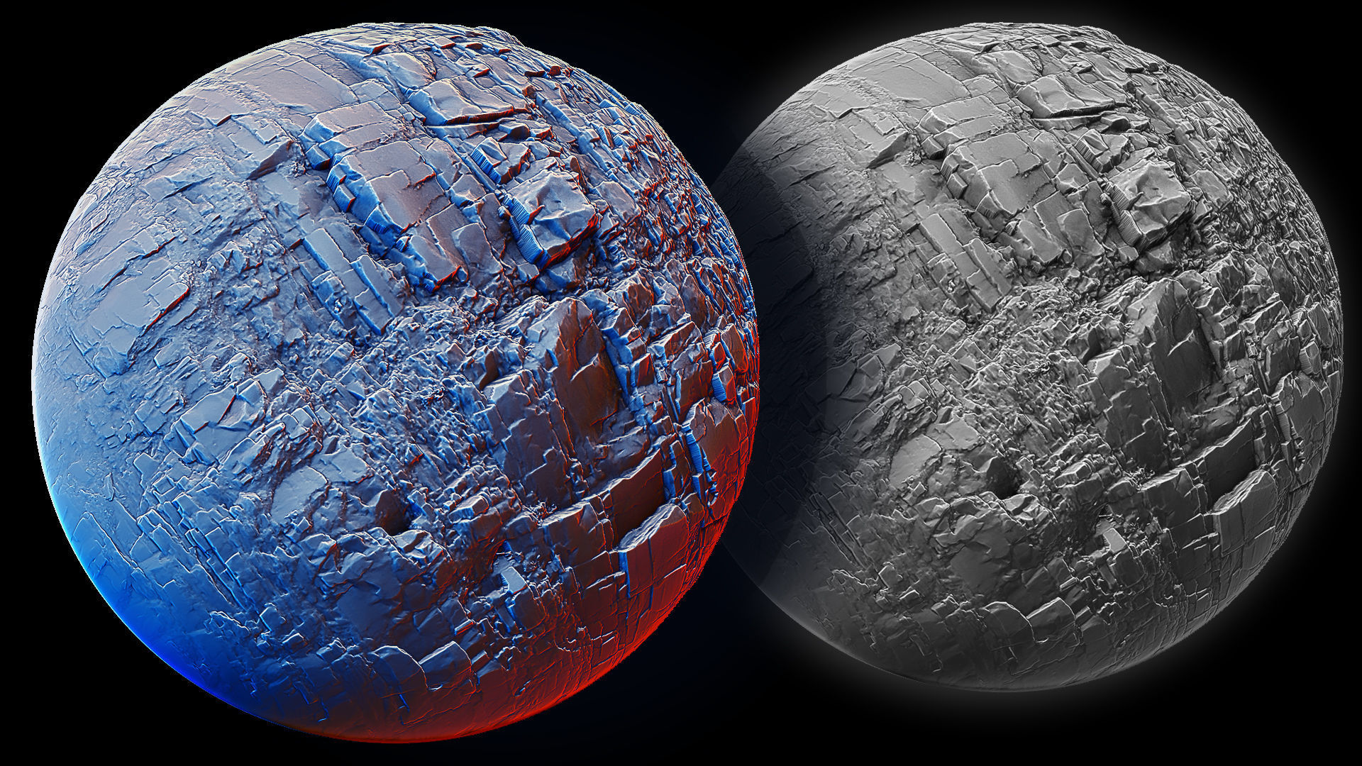 Ultra HQ Terrain Seamless Sculpt Zbrush brushes and Alphas Vol7 3D model_22