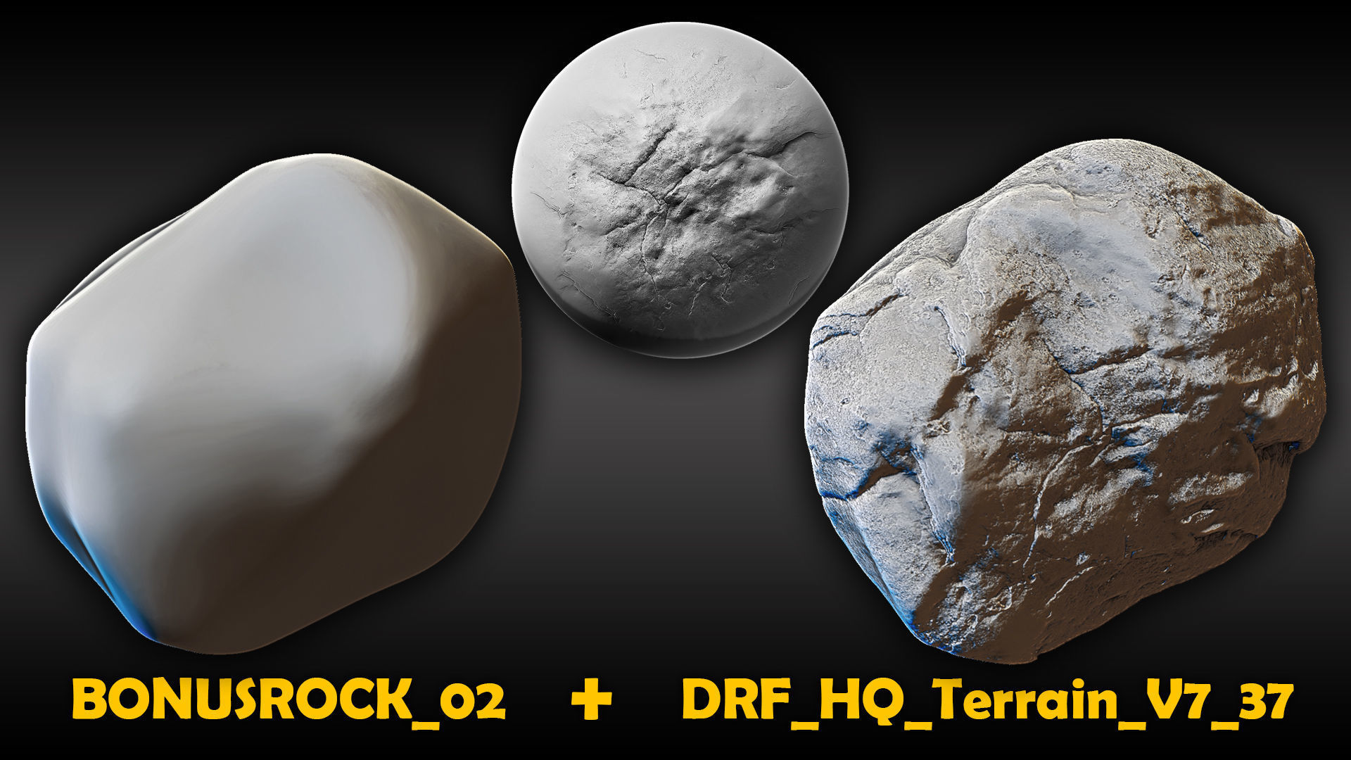 Ultra HQ Terrain Seamless Sculpt Zbrush brushes and Alphas Vol7 3D model_11