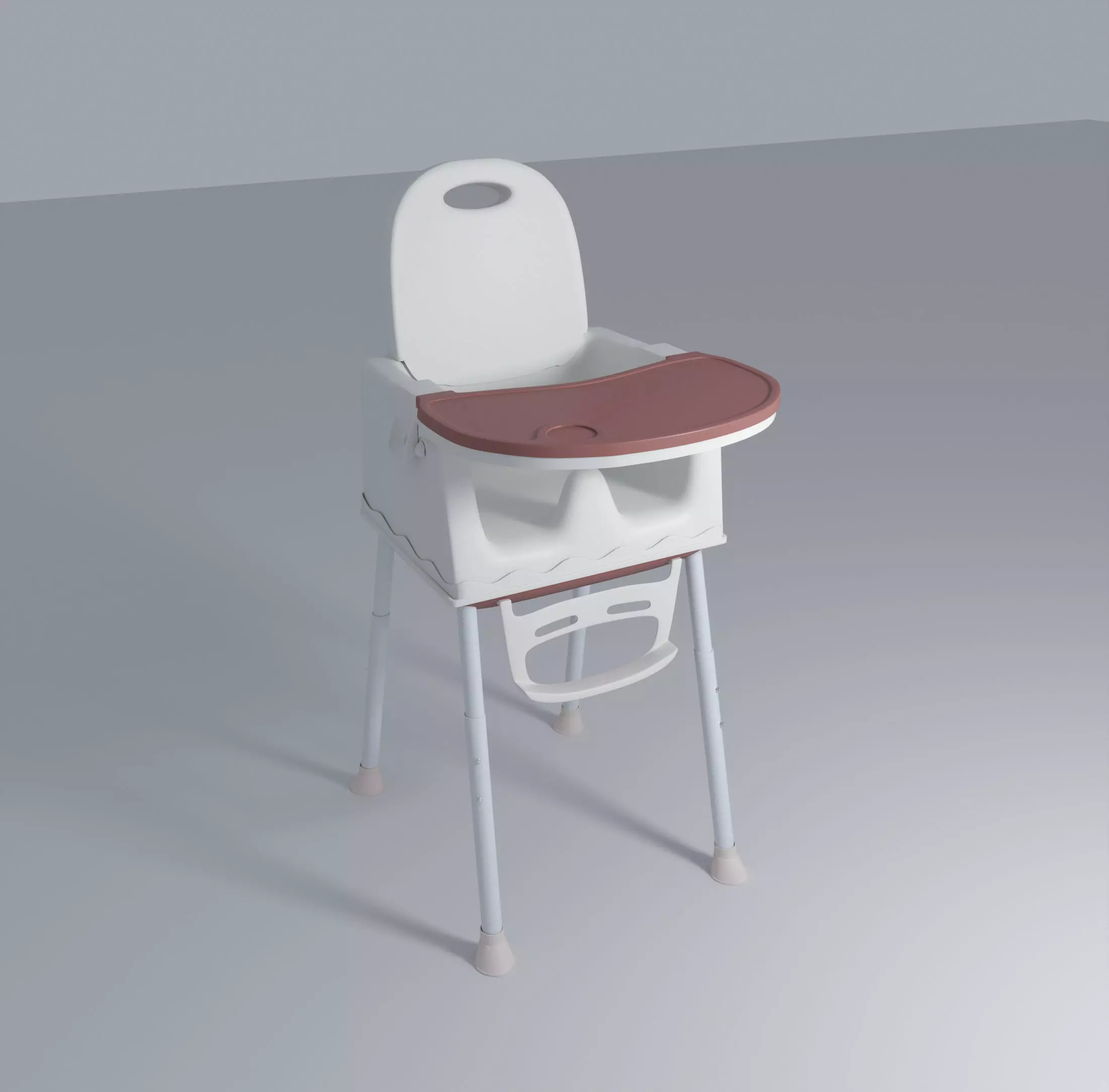 Baby highchair - Vnhouse 3D model_0