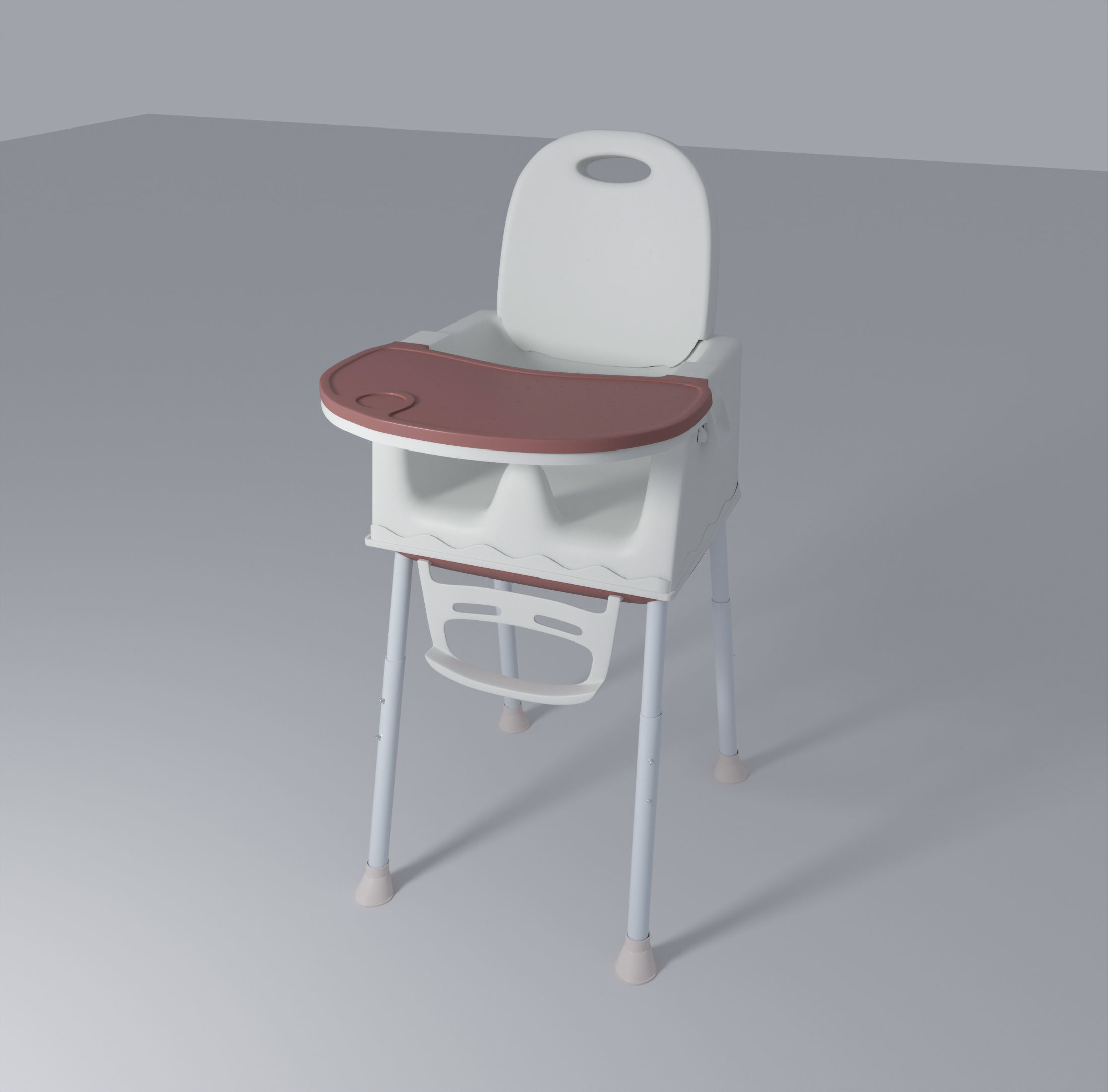 Baby highchair - Vnhouse 3D model_1