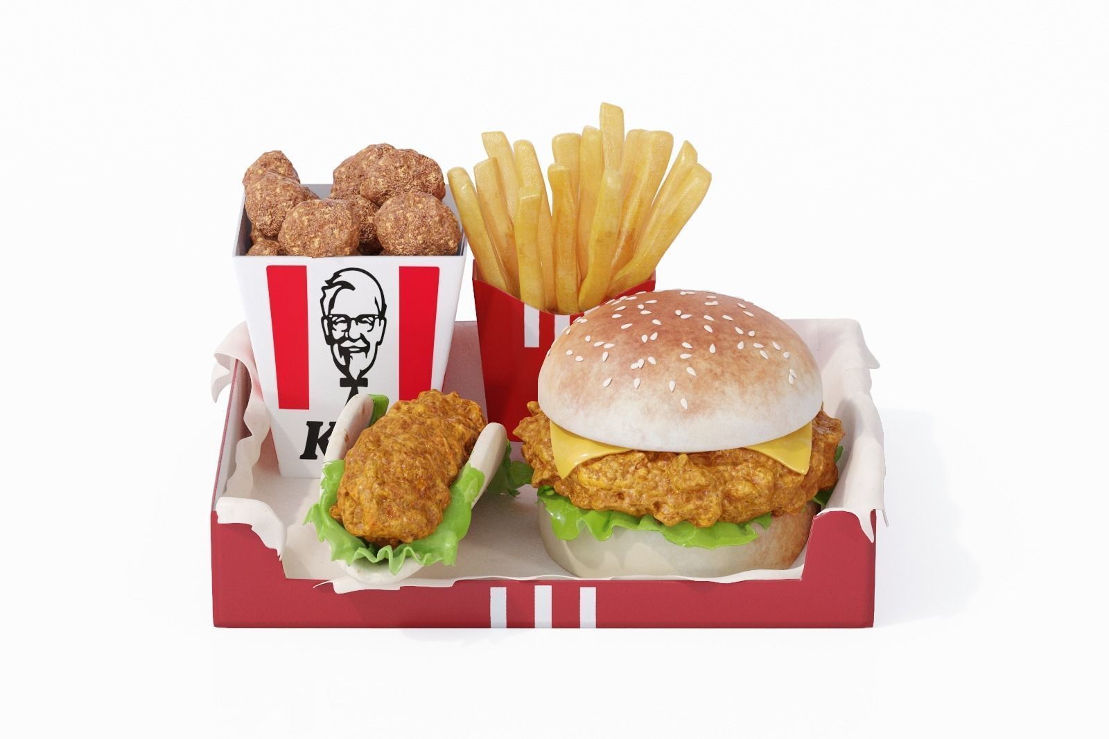 KFS Chicken Meal 3D model_4