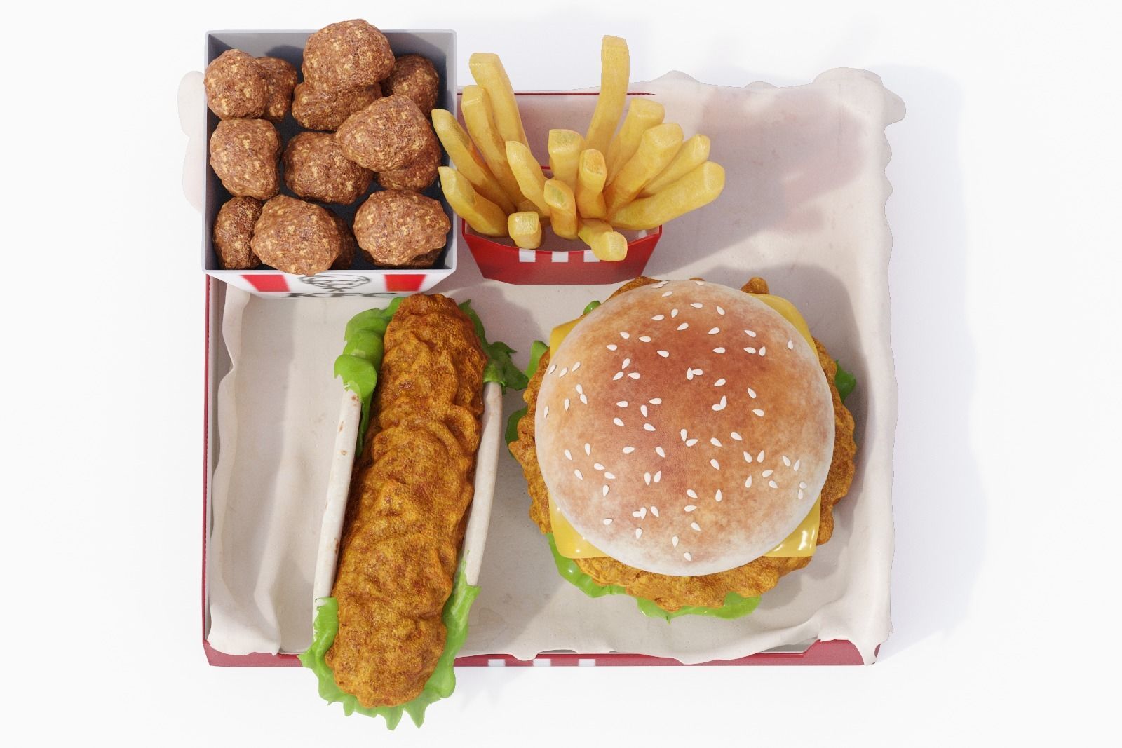 KFS Chicken Meal 3D model_3