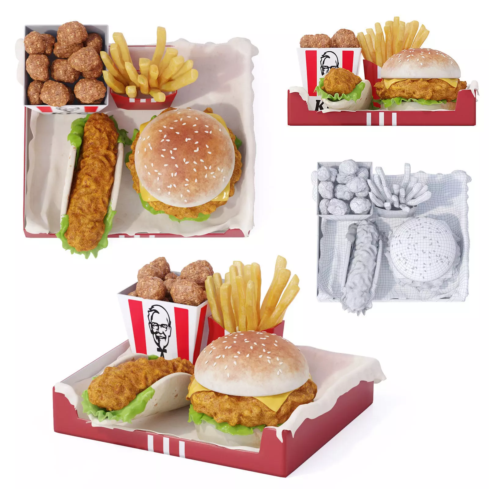 KFS Chicken Meal 3D model_0