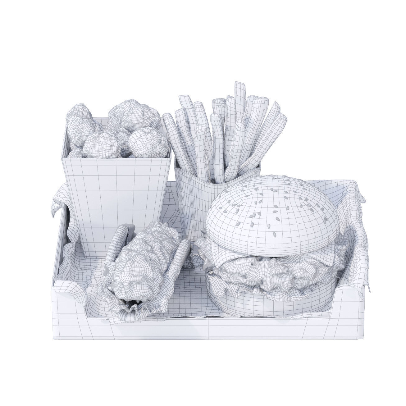 KFS Chicken Meal 3D model_6