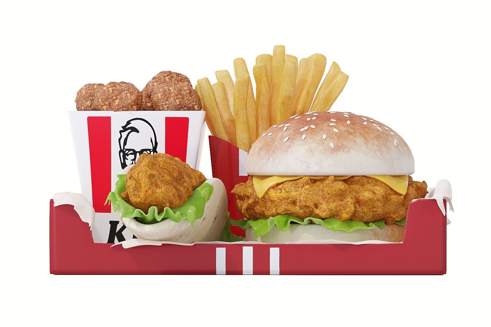 KFS Chicken Meal 3D model_2
