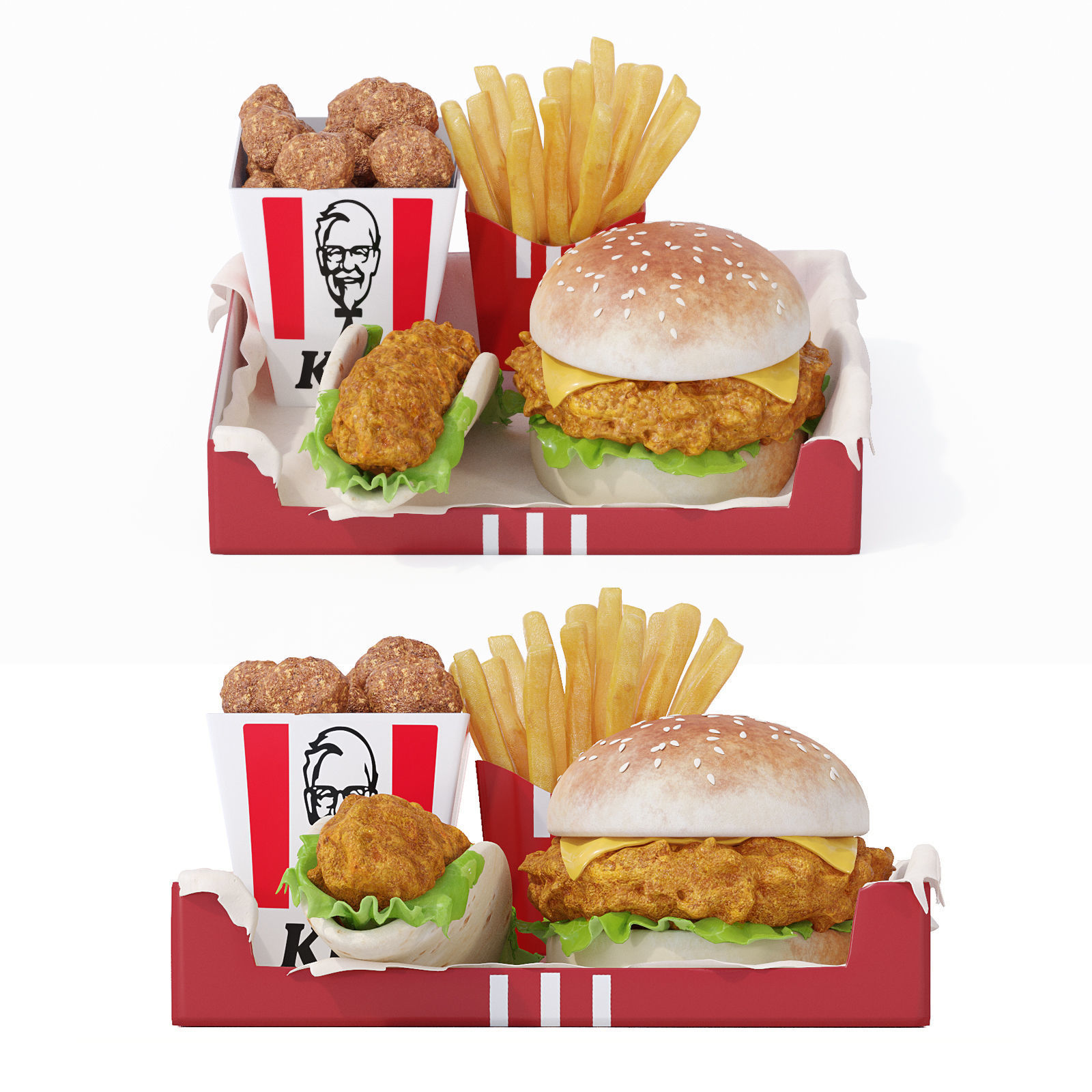 KFS Chicken Meal 3D model_1