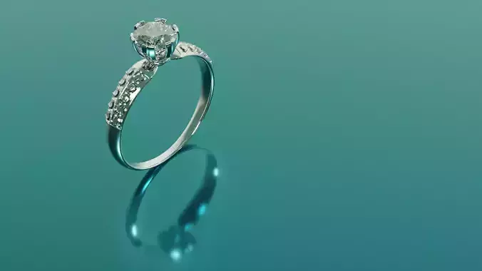 6 Prongs Chaton Ring