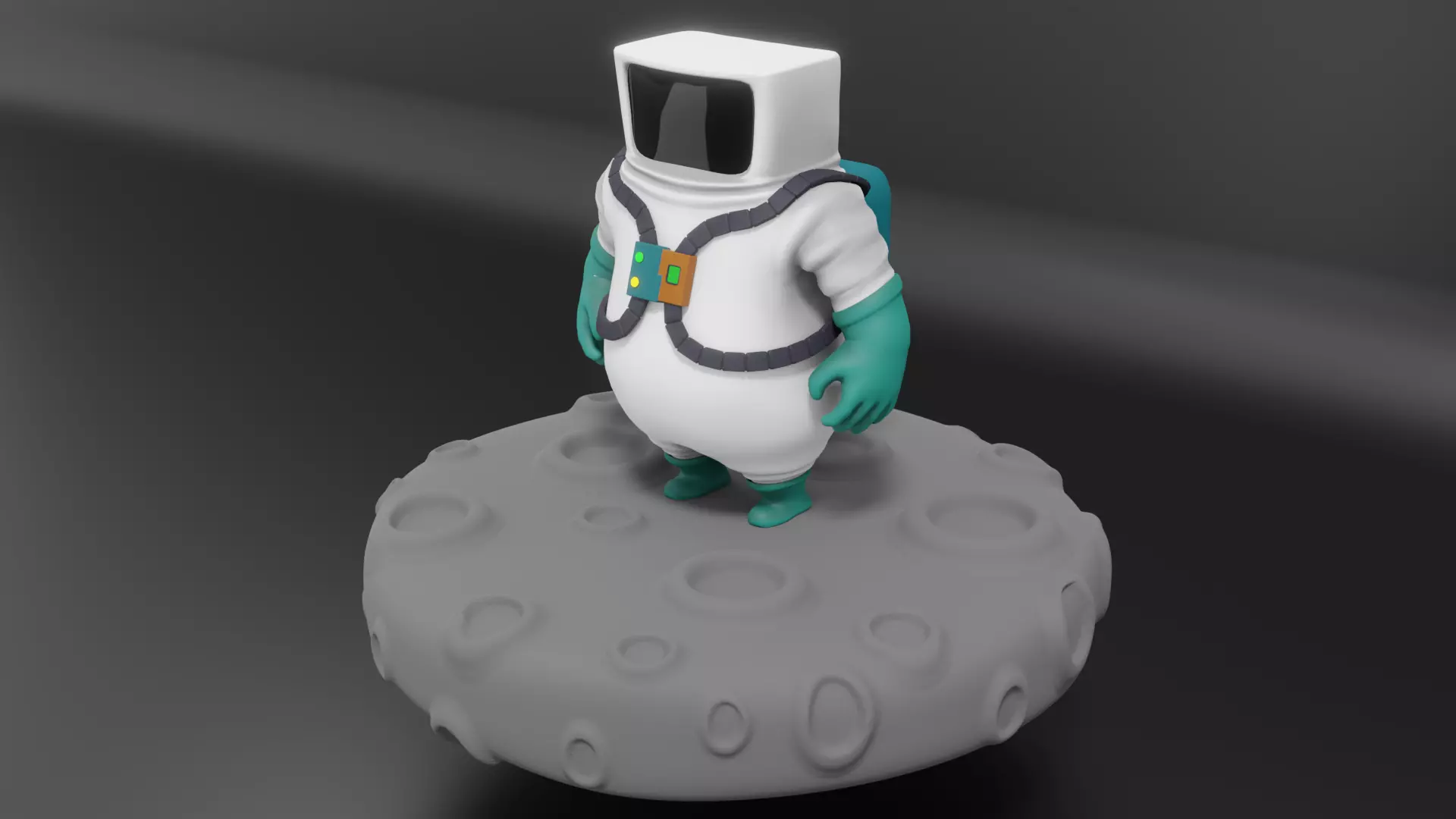 Astronaut - Stylized 3D model_0