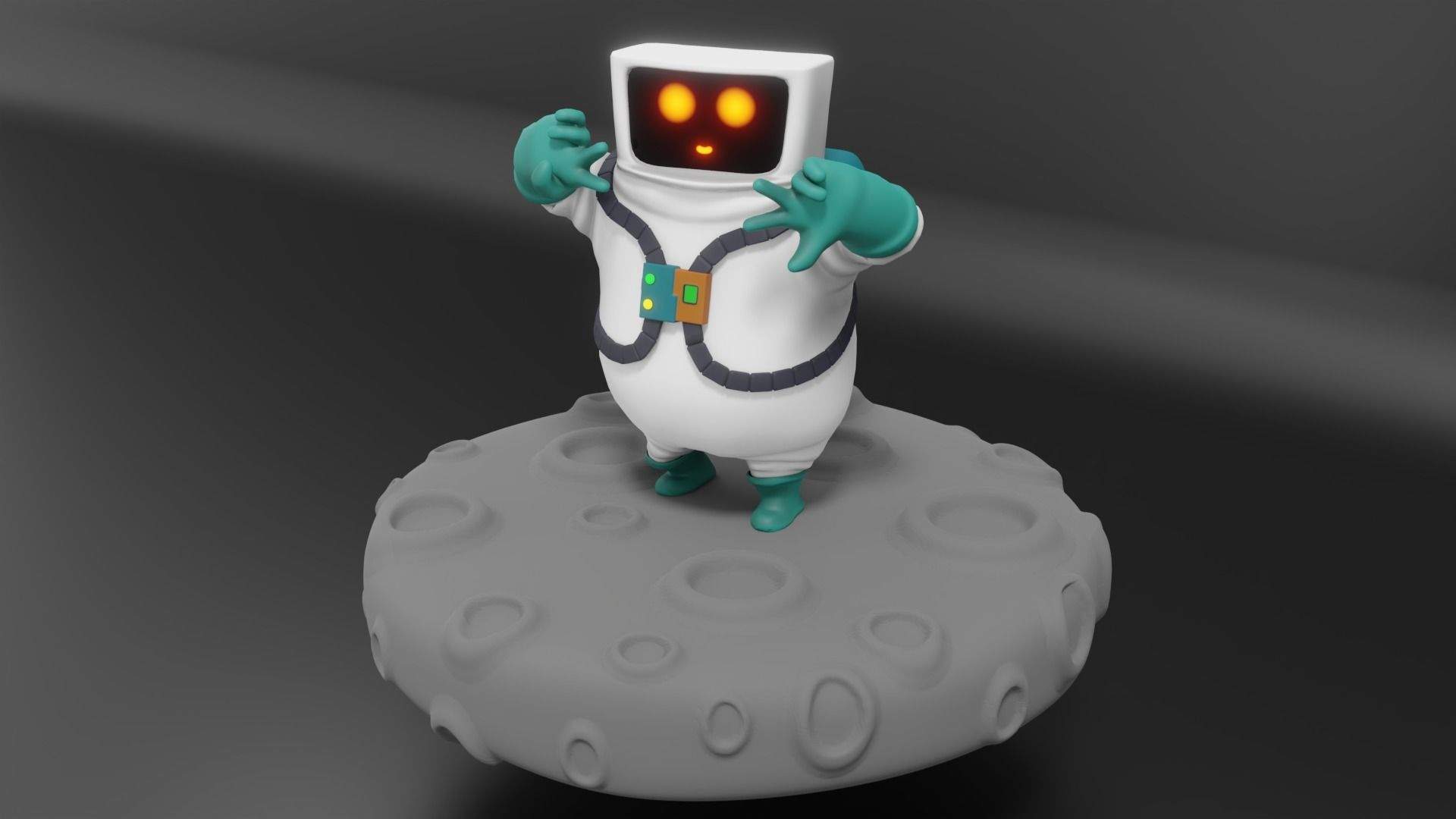 Astronaut - Stylized 3D model_1