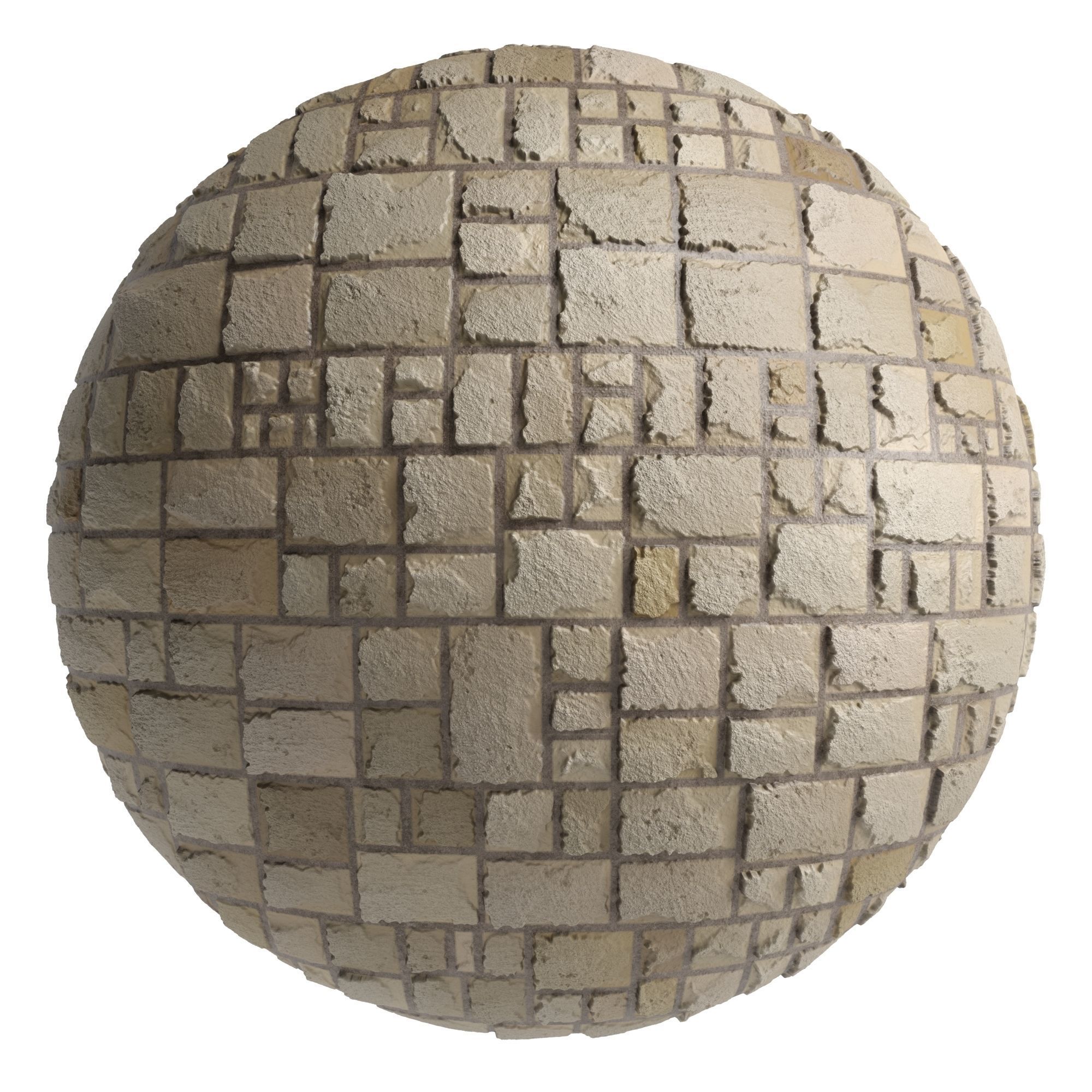 Ston Wall Material 9- Stone Wall Decorative Pbr 4k Texture_1