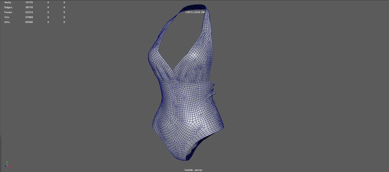 LACE BODY Low-poly 3D model_12