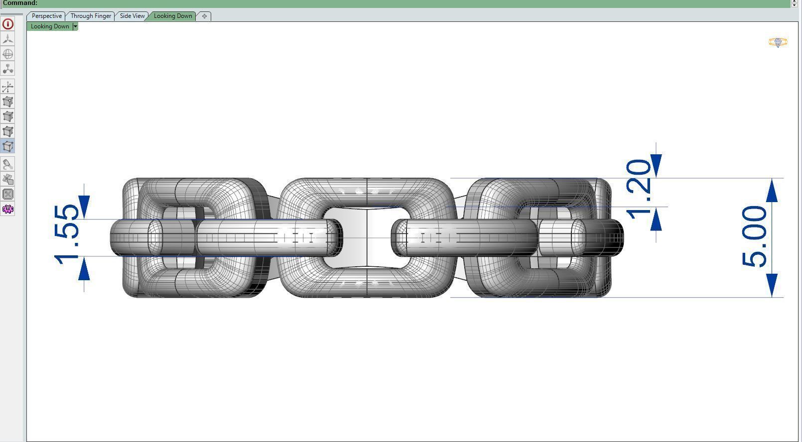 Gold ring A 3D print model_8