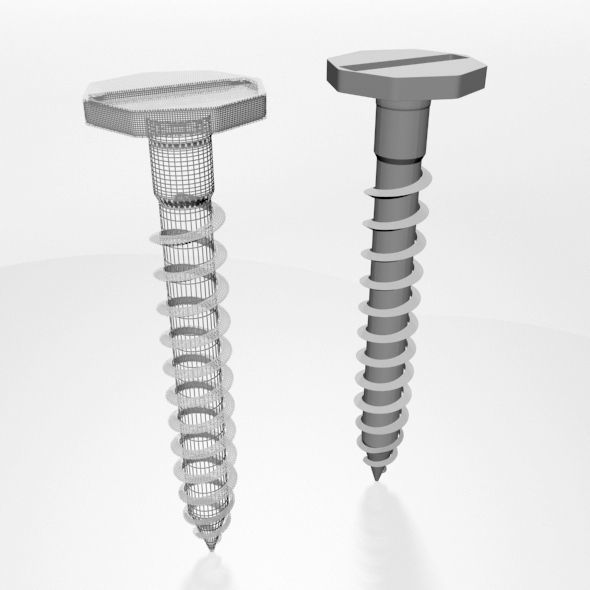 Drywall Screw 09 3D model_3