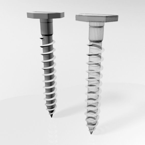 Drywall Screw 09 3D model_2