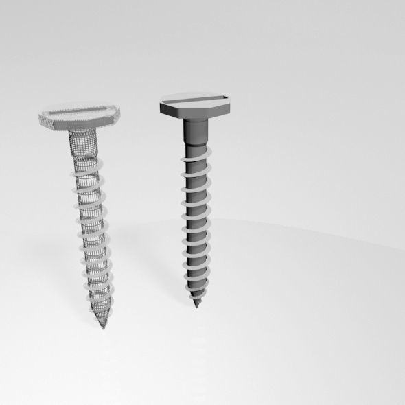 Drywall Screw 09 3D model_10