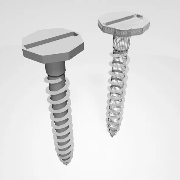 Drywall Screw 09 3D model_0