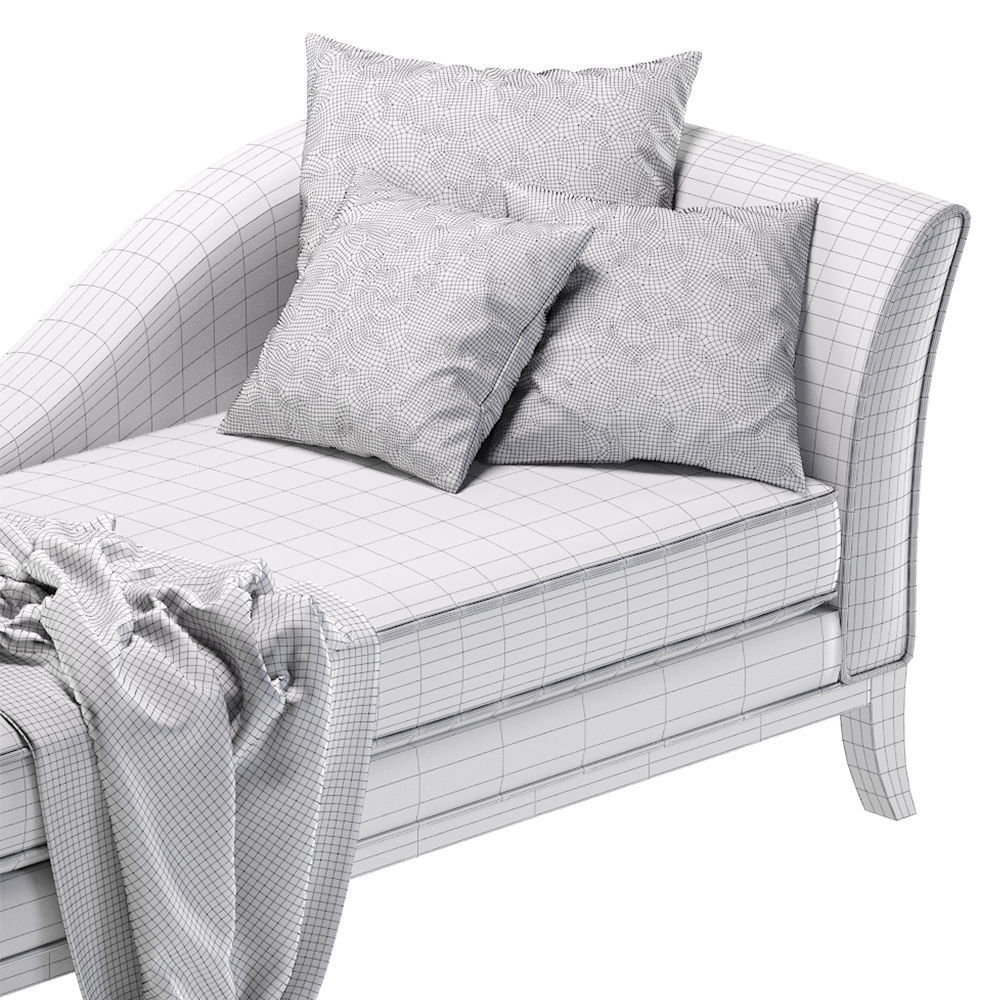 Ottoman Swansea Leather 3D model_4