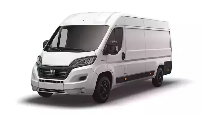 Fiat E Ducato Van L4H2 2022 3D model