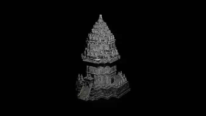 Prambanan Temple 3D model