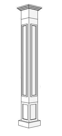 Architectural Coloumn 3D model_1