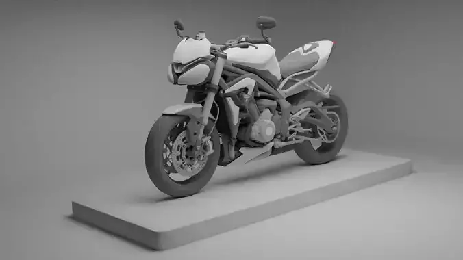 2021 TRIUMPH STREET TRIPLE RS 3D model