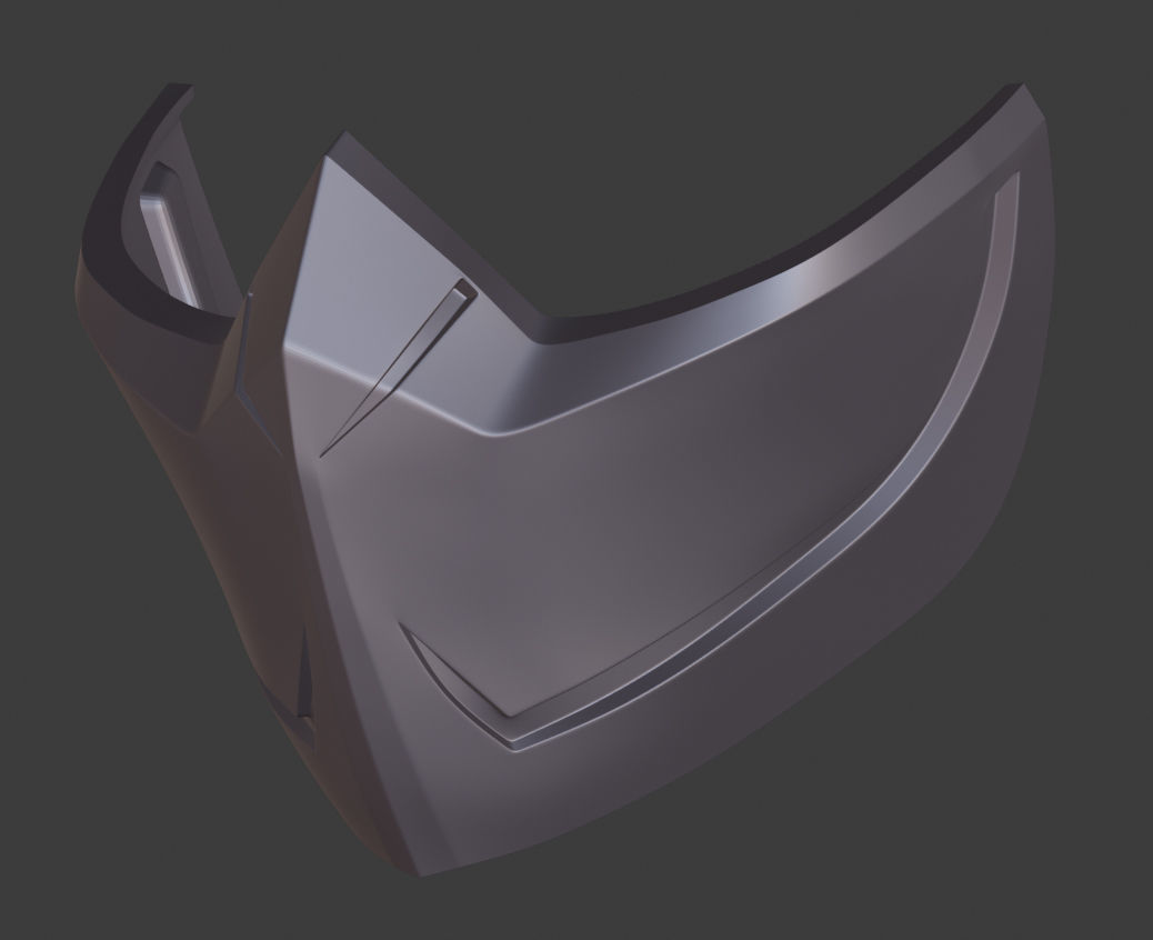 Mask like Kitana from Mortal Kombat 11 3D print model_1