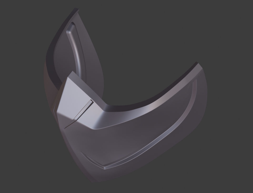 Mask like Kitana from Mortal Kombat 11 3D print model_3