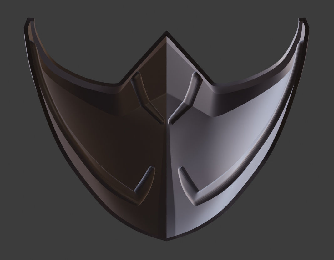Mask like Kitana from Mortal Kombat 11 3D print model_4