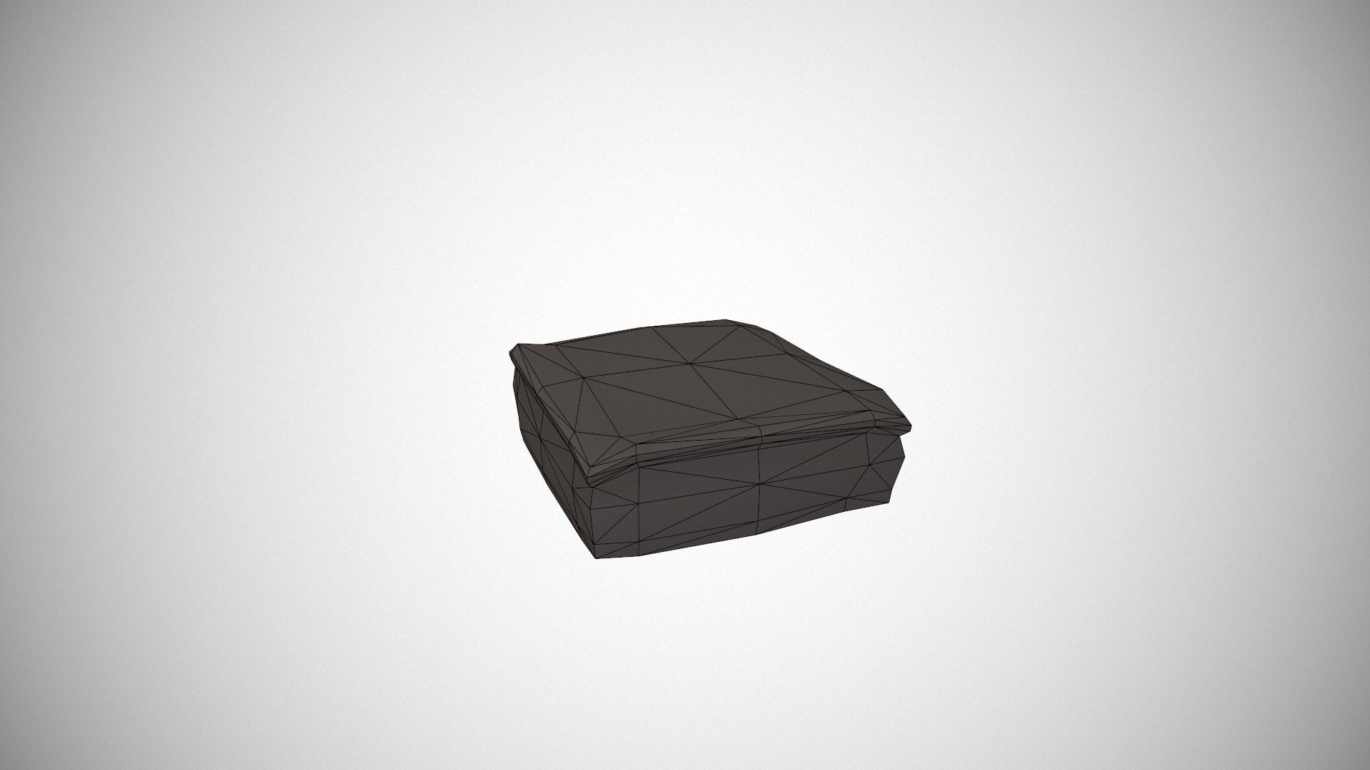 Custard Slice Low-poly 3D model_14