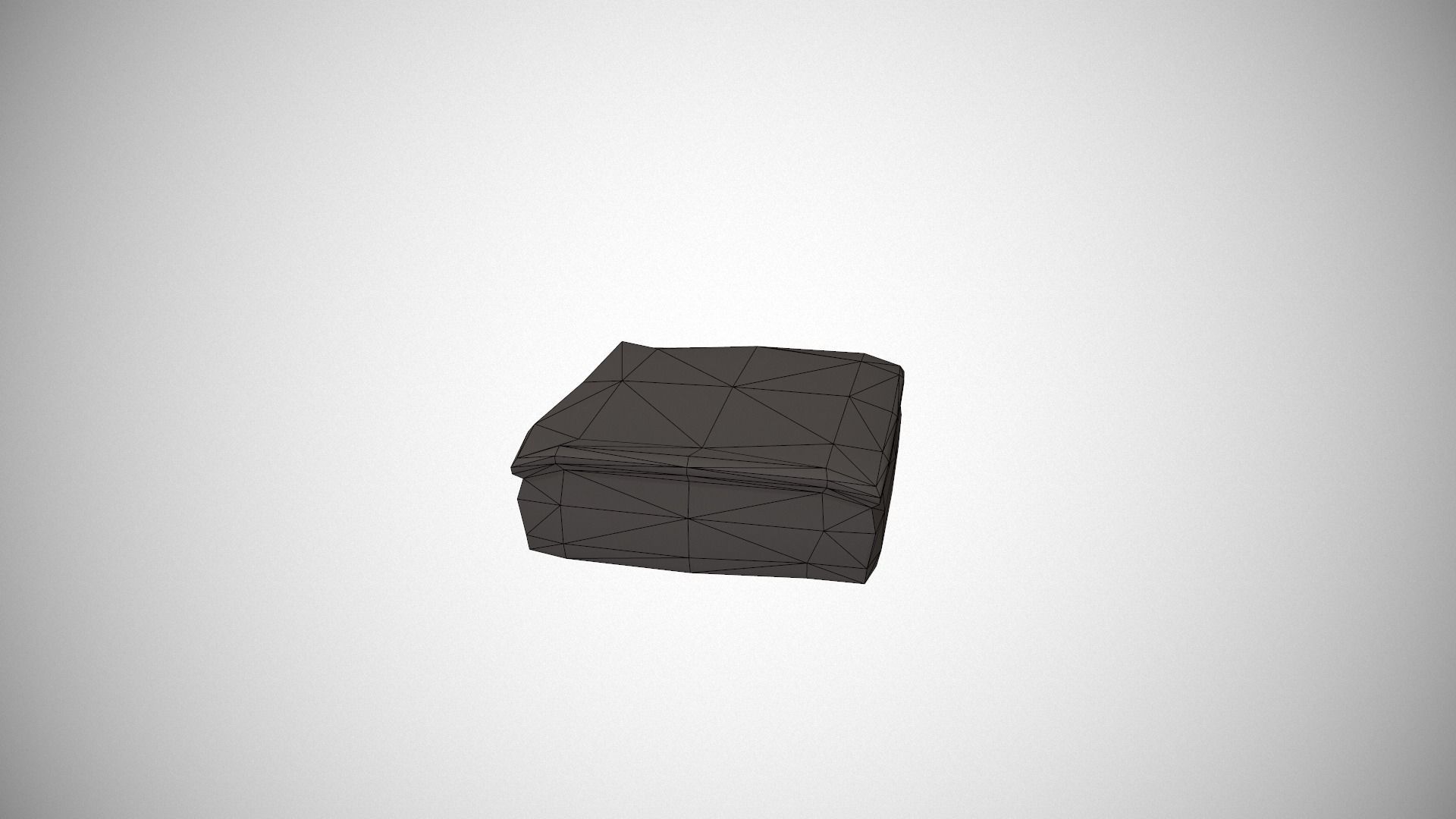 Custard Slice Low-poly 3D model_13
