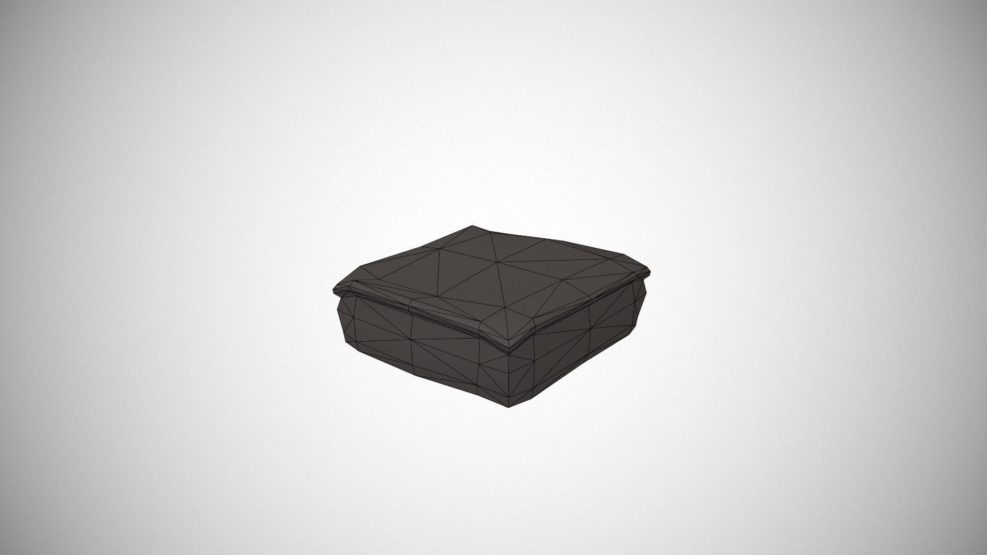 Custard Slice Low-poly 3D model_23