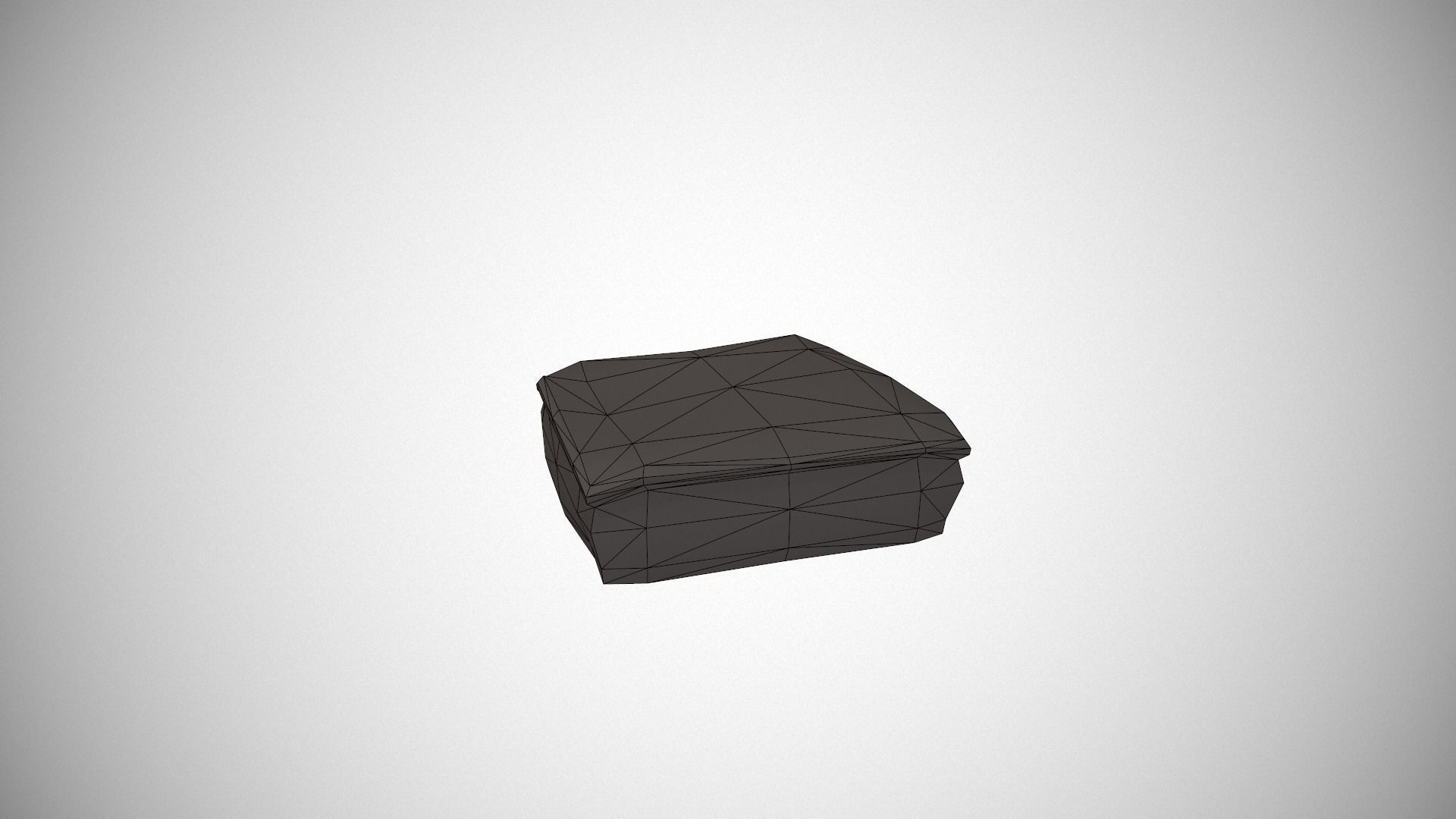 Custard Slice Low-poly 3D model_22