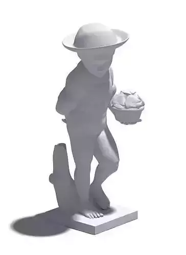 Young Boy Statue