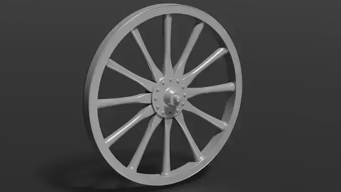 Old Wheel 3D Print 3D print model