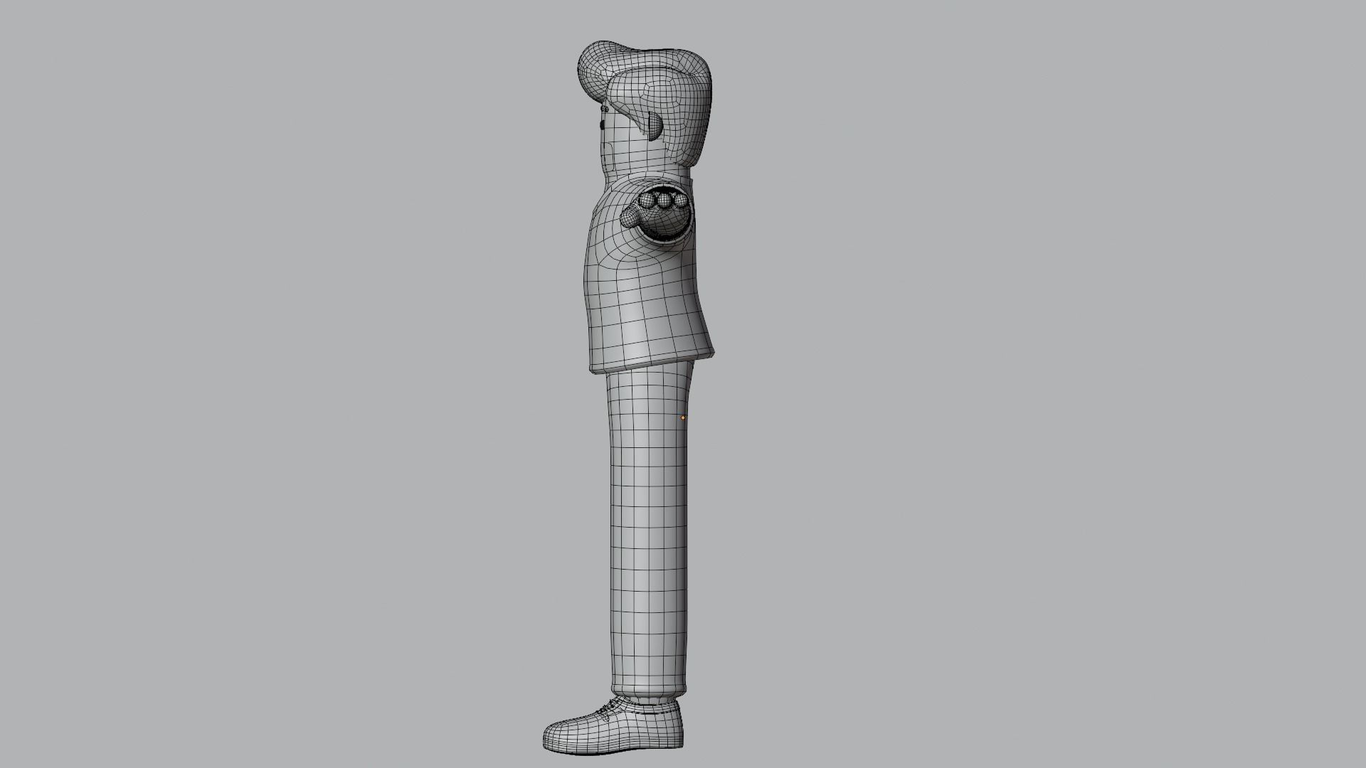 Minimal Cartoon Character Man 3D model_27