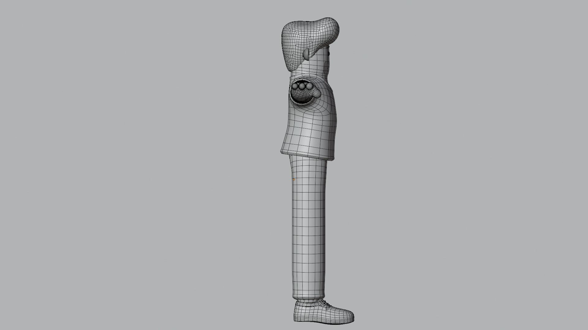 Minimal Cartoon Character Man 3D model_25