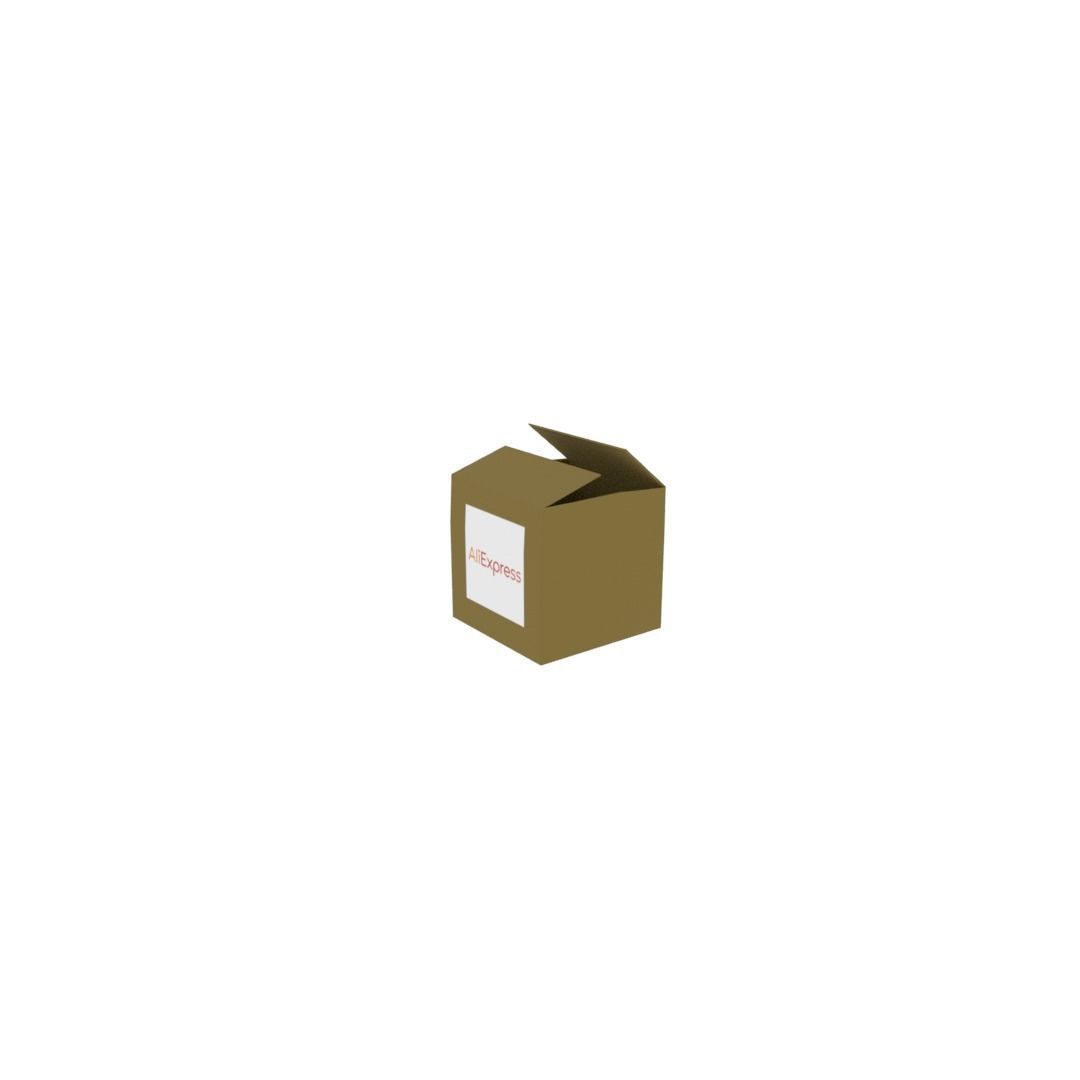 Ali express box Low-poly 3D model_11