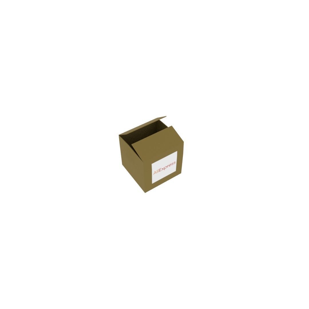 Ali express box Low-poly 3D model_23