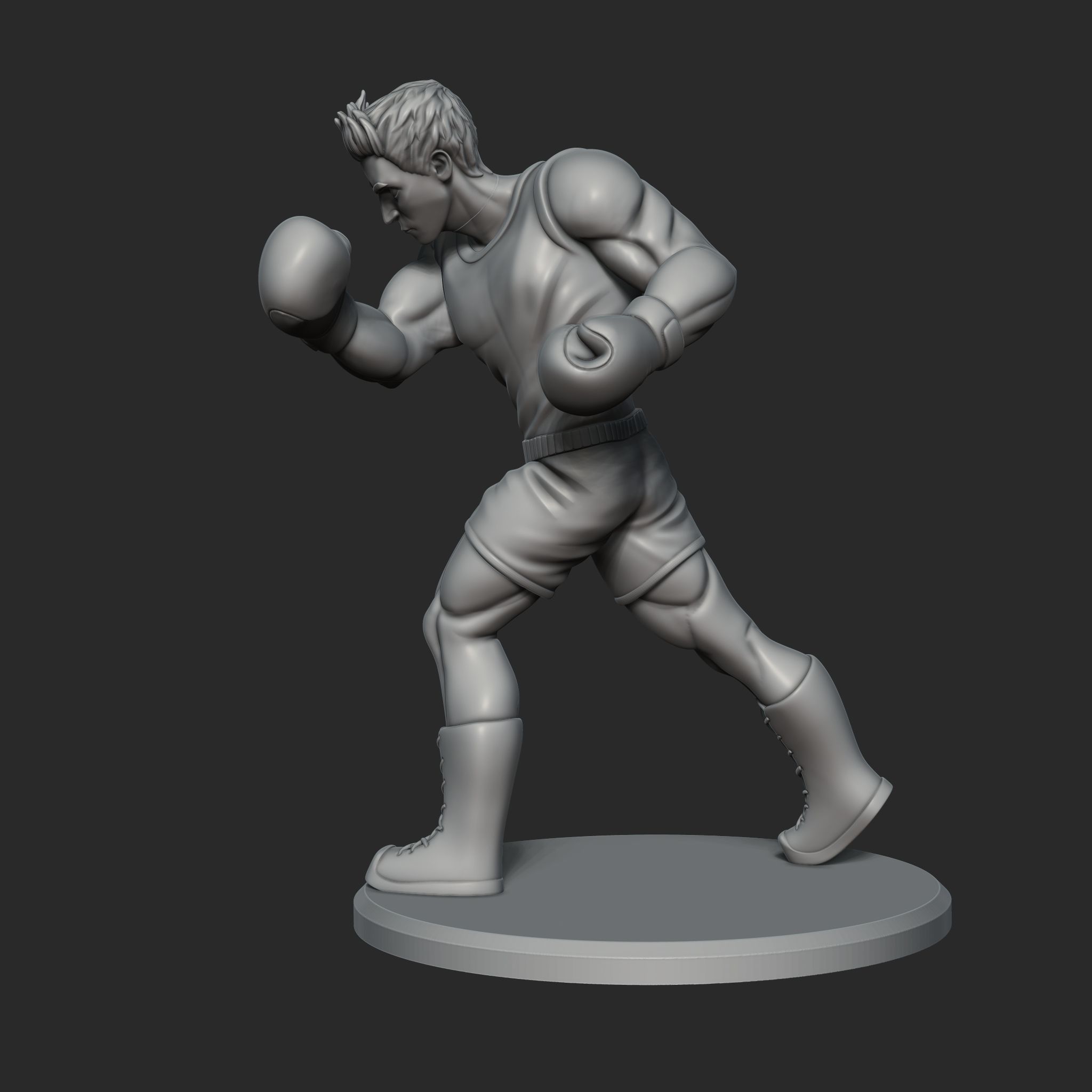Little Mac  3D print model_4