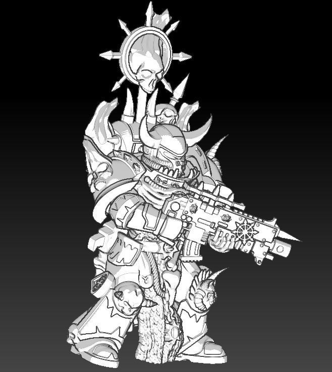 The Harvesters - Hereticus Extremis Squad 3D print model_35
