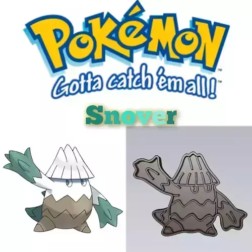 Amazing Pokemon Snover Cookie Cutter Stamp Cake Decorating 