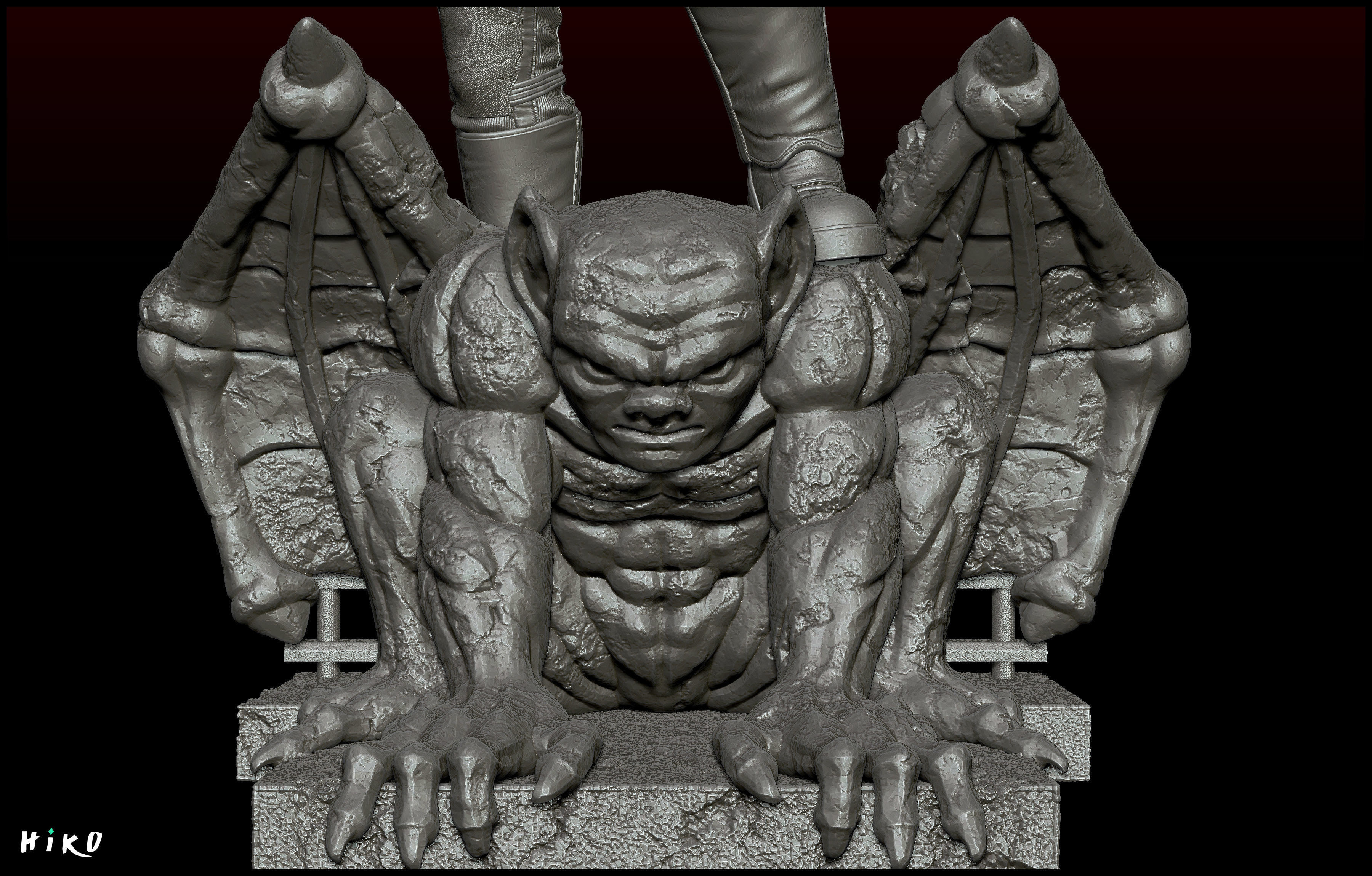 The Batman 2022 - Robert Pattinson STL - 1-6 Scale 3D print model_20