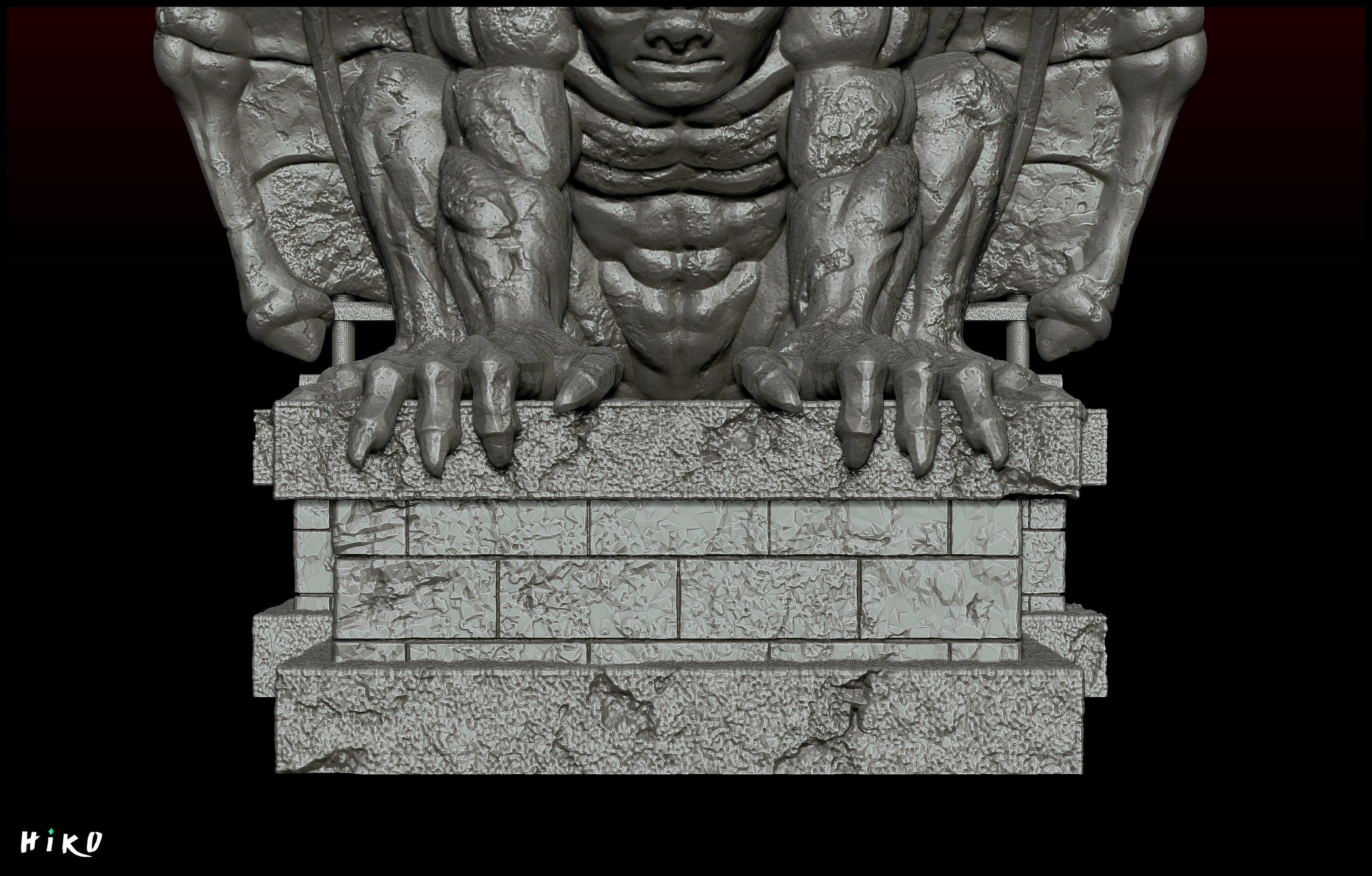 The Batman 2022 - Robert Pattinson STL - 1-6 Scale 3D print model_21