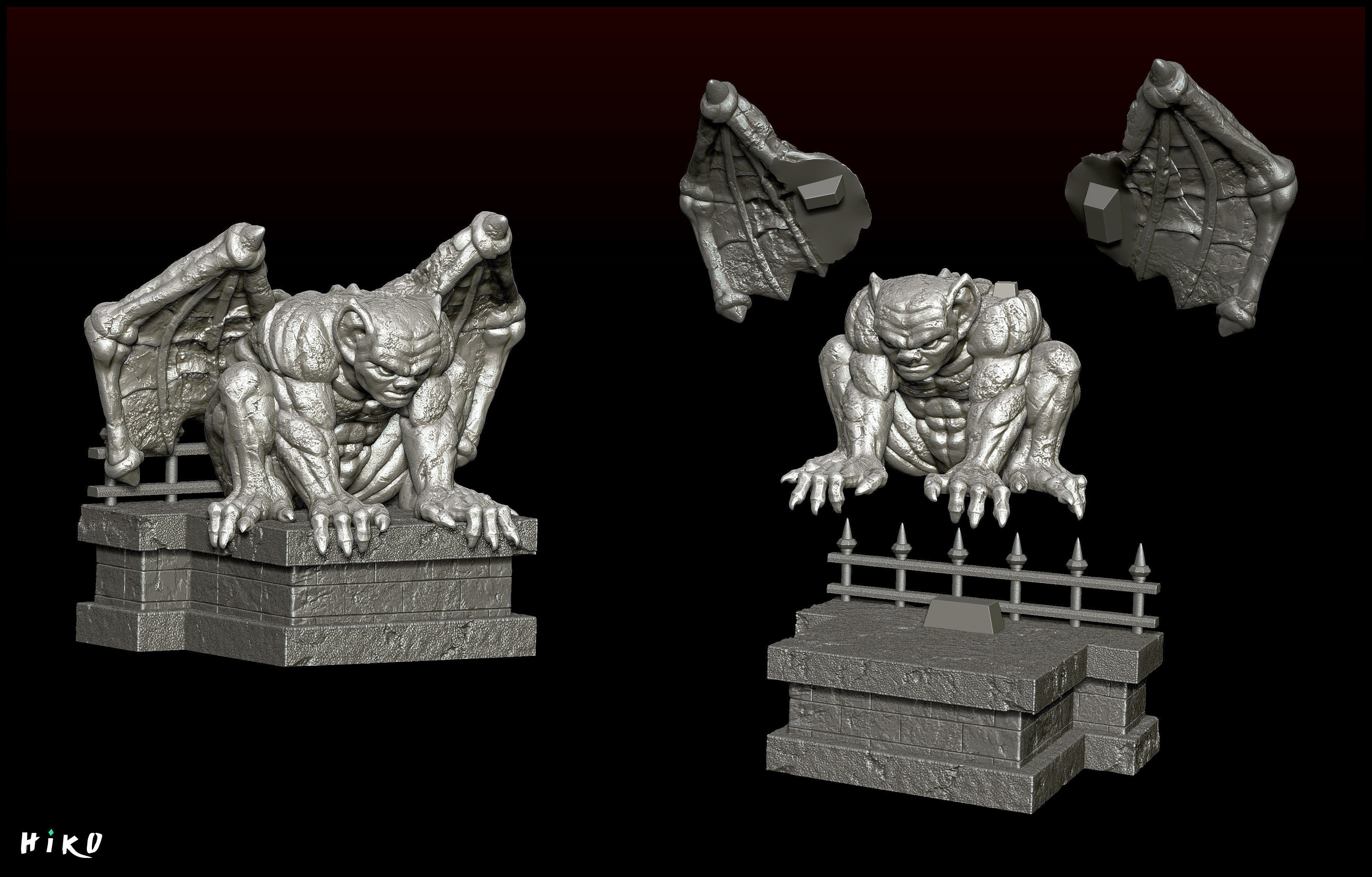 The Batman 2022 - Robert Pattinson STL - 1-6 Scale 3D print model_8