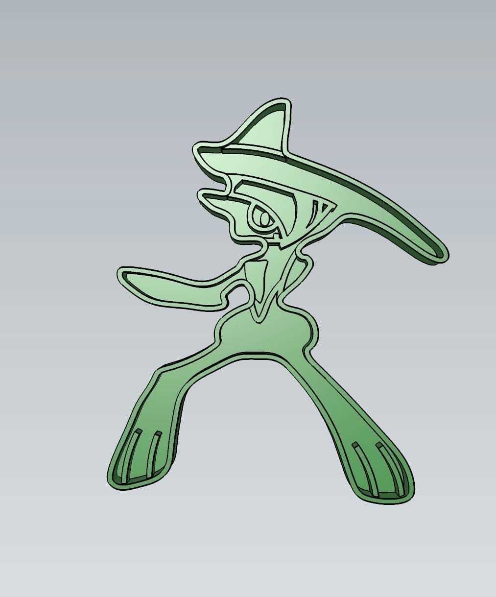 Amazing Pokemon Gallade Cookie Cutter Stamp Cake Decorating 3D model_1